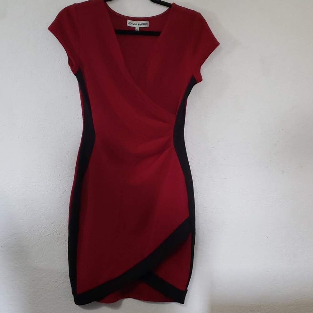 Almost famous red and black dress